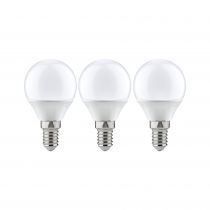 LED sphérique 5,5 W E14 Blanc chaud Kit de 3 (28537)