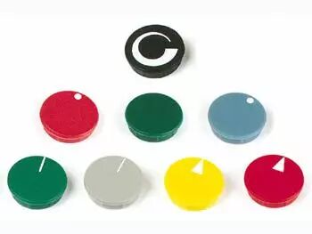 Lid for 21mm button (yellow) (DK21J)