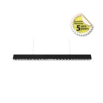 LINEAIRE LED 50W 1500MM 4000K NOIR UGR<19 5ANS (100156)