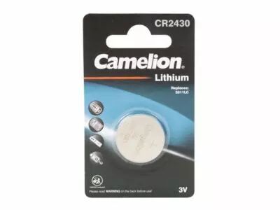 Lithium 2430 3.0v-280mah (1pc/bl) (CR2430C)