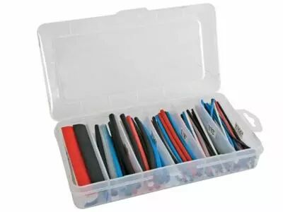Lot de gaines thermor�tractables - multicolore 10cm - 170 pcs - dans coffret de rangement (K/STMC2)