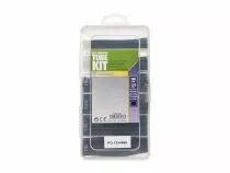 Lot de gaines thermor&eacute;tractables - noir 10cm - 170 pcs - dans coffret de rangement (K/STMC2B)