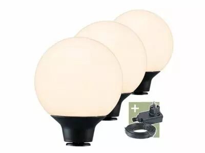 Ludeco - Orsin - �clairage d\'ambiance - set (3 pcs) - 12 V - 90 lm - 1 W - blanc chaud (PL4003.161)