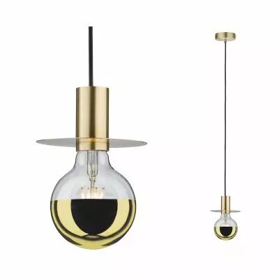 lum en susp Neordic Stian max1x20W E27 Laiton bross� 230V, m�tal (79755)