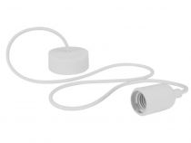 Luminaire design à suspension en cordage - blanc (LAMPH01W)