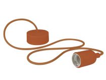Luminaire design à suspension en cordage - brun (LAMPH01BR)