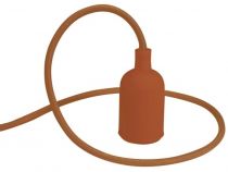 Luminaire design à suspension en cordage - brun (LAMPH01BR)