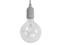 Luminaire design à suspension en cordage - gris (LAMPH01G)