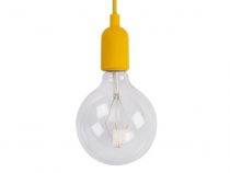 Luminaire design à suspension en cordage - jaune (LAMPH01Y)