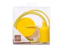 Luminaire design à suspension en cordage - jaune (LAMPH01Y)