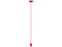 Luminaire design à suspension en cordage - rouge (LAMPH01R)