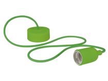 Luminaire design à suspension en cordage - vert (LAMPH01GR)