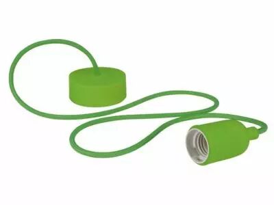 Luminaire design � suspension en cordage - vert (LAMPH01GR)