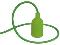 Luminaire design à suspension en cordage - vert (LAMPH01GR)