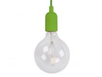 Luminaire design à suspension en cordage - vert (LAMPH01GR)
