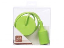 Luminaire design à suspension en cordage - vert (LAMPH01GR)