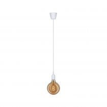 Luminaire en susp Neordic Ketil max1x20W E27 Blanc 230V Silicone/plastique (50383)