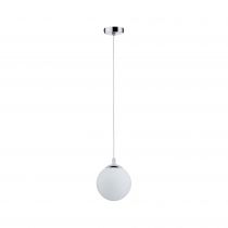 Luminaire en suspension Globe IP44 1 flamme Satin/Chrome (70895 )