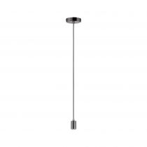 Luminaire en suspension IP44 1 flamme chrome noir  (79754 )