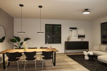 Luminaire en suspension LED Hildor Smart Home Zigbee 3.0    2700K 1000lm 17W Noir mat gradable