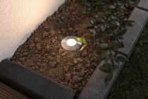 Luminaire encastré dans le sol Plug&Shine Floor Mini IP65 3000K 3x2,5W 24V argent (93949 )