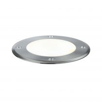 Luminaire encastré dans le sol Plug&Shine IP67 3000K 38° 6W 24V argent orientable (93908 )