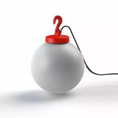 Luminaire mobile Grumo N�3 sphere Rouge signalisation (124002056)