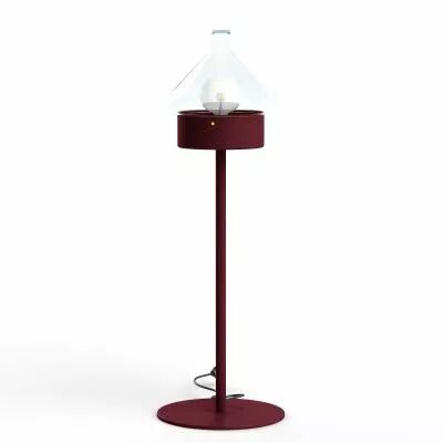 Luminaire mobile La Hutte N�3 Rouge vin (166003066)