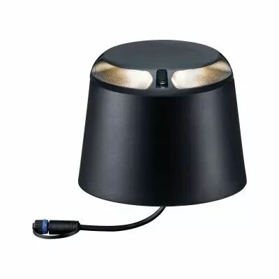 Luminaires encastr�s � poser sur le sol Plug&Shine IP67 2x3 W 24 V Anthracite (93917 )