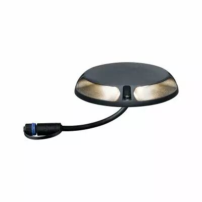 Luminaires encastr�s � poser sur le sol Plug&Shine IP67 2x3 W 24 V carrossable anthracite (93920 )