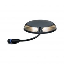 Luminaires encastrés à poser sur le sol Plug&Shine IP67 2x3 W 24 V carrossable anthracite (93920 )