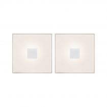 LumiTiles Basic Set Square 10x10cm 2x0,8W 2700K 12V Blanc Syn/Alu (78401)