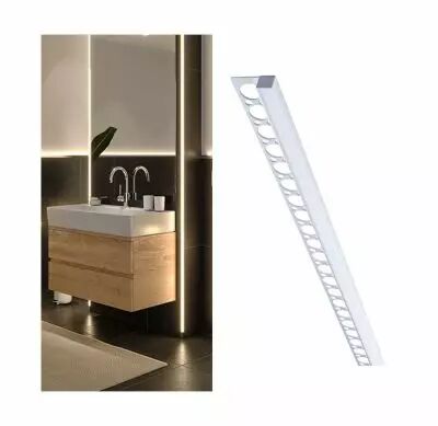 LumiTiles Frame profil� 1m + diffuseur Alu anodis�/Satin (78411)