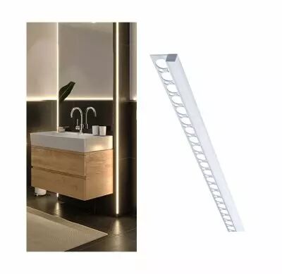 LumiTiles Frame profil� 2m + diffuseur Alu anodis�/Satin (78410)