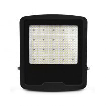 LUMOS ASYM PROJECTEUR ASYM 200W 3000K 40°x90° PLAT NOIR IP65 5ANS (100458)