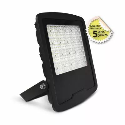 LUMOS ASYM PROJECTEUR ASYM 200W 4000K 40�x90� PLAT NOIR IP65 5ANS (100459)