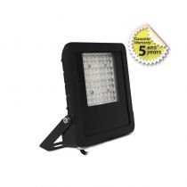 LUMOS ASYM PROJECTEUR ASYM 50W 4000K 40°x90° PLAT NOIR IP65 5ANS (100453)