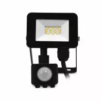 LUMOS II PROJECT 10W 3000K PLAT NOIR IP65 + DETECT IR (100075)