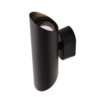 MALBEC APPL 2 X GU10 CYLINDRIQUE NOIR IP44  (700384)