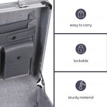 Mallette aluminium 460 x 335 x 110mm (1819-18)