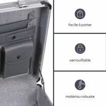 Mallette aluminium 460 x 335 x 110mm (1819-18)