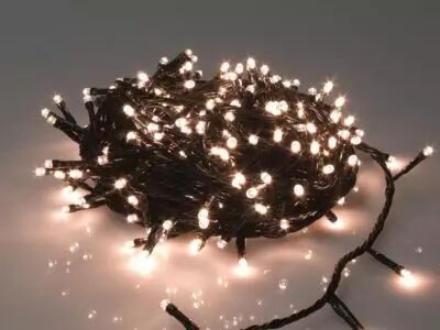 Maxilight LED - 20 m - 300 lampes blanc arizona - fil vert (MXL-LED-20-300-24V-AW)