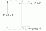 M.chips 6,1x15,9 24vac/dc jaun (010822)