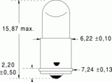 Md.fl 6x16 2,5v 350ma lent (018580)