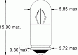 Md.gr 6x16 12v 40ma (016603)