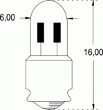 Md.gr 6x16 230v 2ma neon (016616)