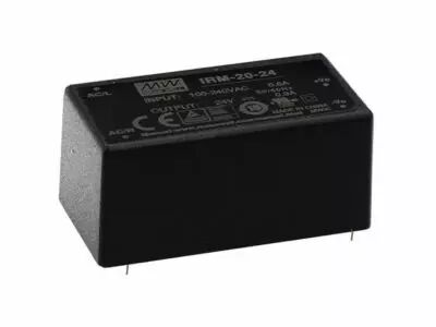 Mean Well - Alimentation - 1 Sortie - 20 W - Encapsul� - 24 V (IRM-20-24)