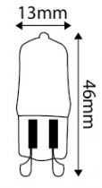 Micro Standard Eco-Halogène 30W G9 2750K 410lm  (163131)