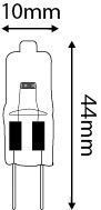 Micro Standard Eco-Halogène 40W GY6.35 2900K 850lm  (163145)