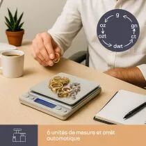 Mini Balance De Pr&eacute;cision Num&eacute;rique - 500 G / 0.01 G (VTBAL402)